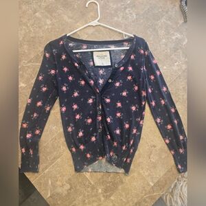 90s Abercrombie Ditzy Floral Cardigan